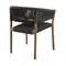 Armen Living Fineline and Doris Indoor Outdoor 5 Piece Dining Set in Light Eucalyptus Wood SETFLDILT5DOCH - alternate 3